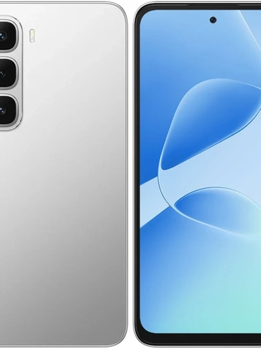 Смартфон Infinix HOT 60i 256 ГБ серебристый