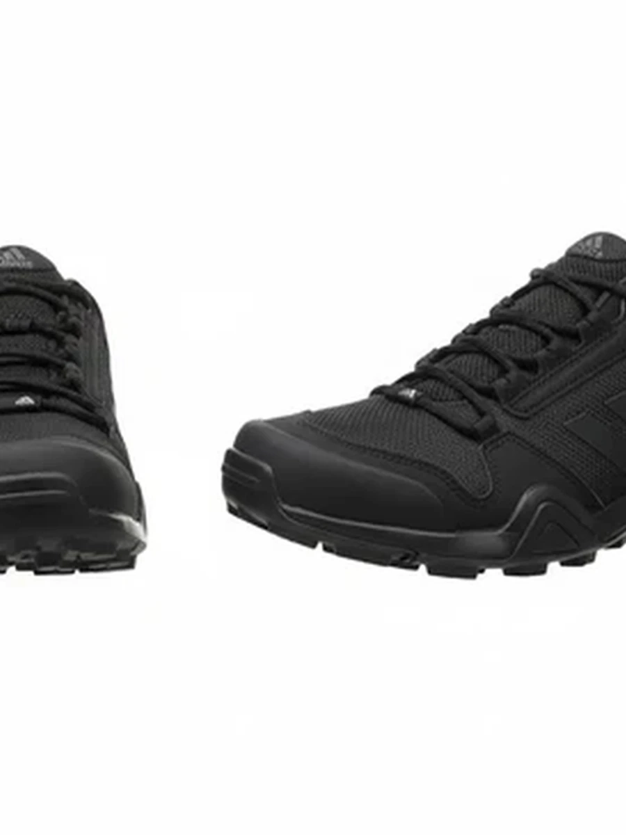 Мужские треккинговые кроссовки Adidas Terrex черные для хайкинга и активного отдыха