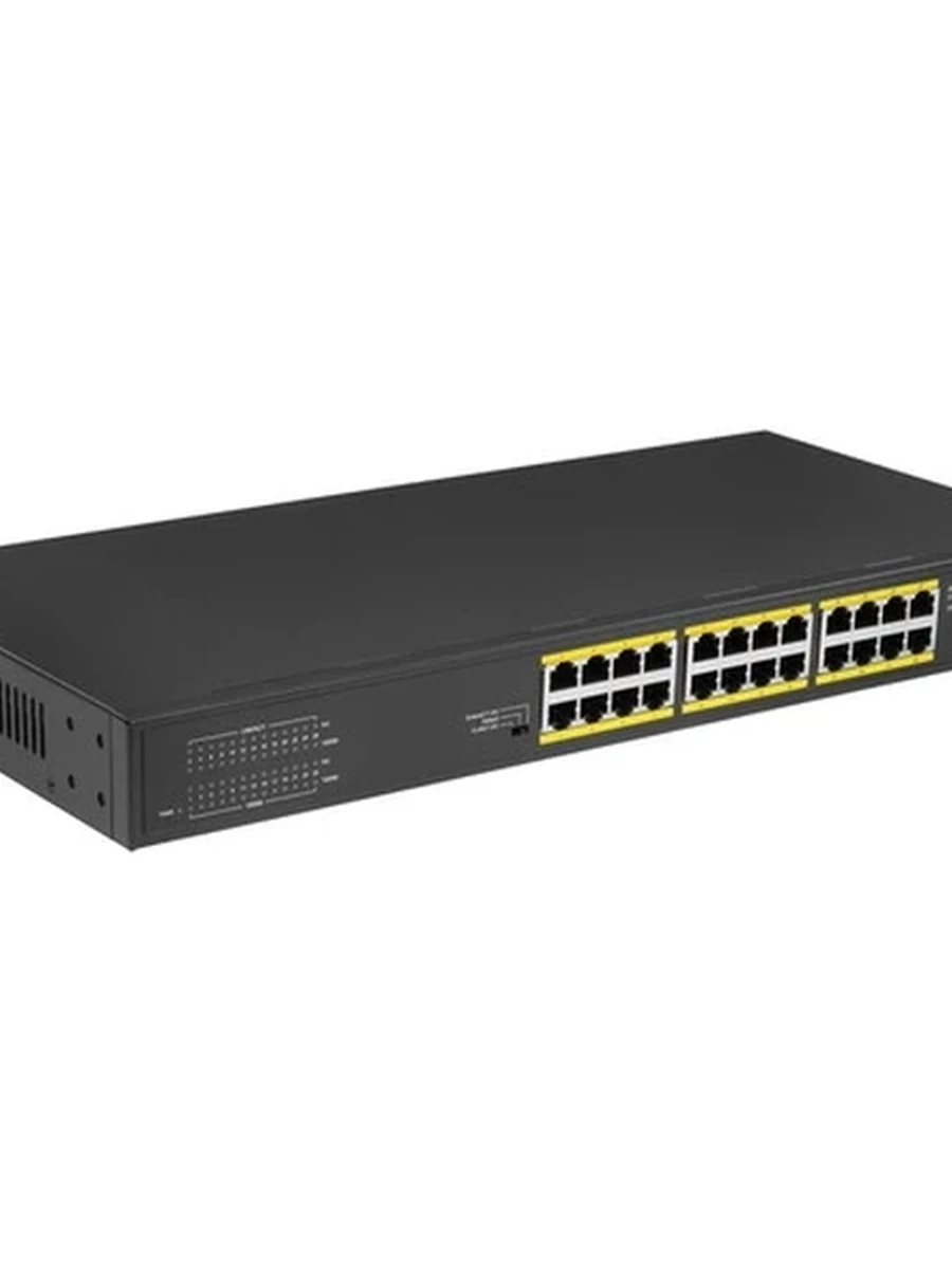 Коммутатор Cudy GS1028PS2 [неуправляемый, монтируемые в стойку, настольный, 1000 Мбит/сек, 100 Мбит/сек, 24 port, SFPx2, PoE, бюджет PoE 300 Вт]