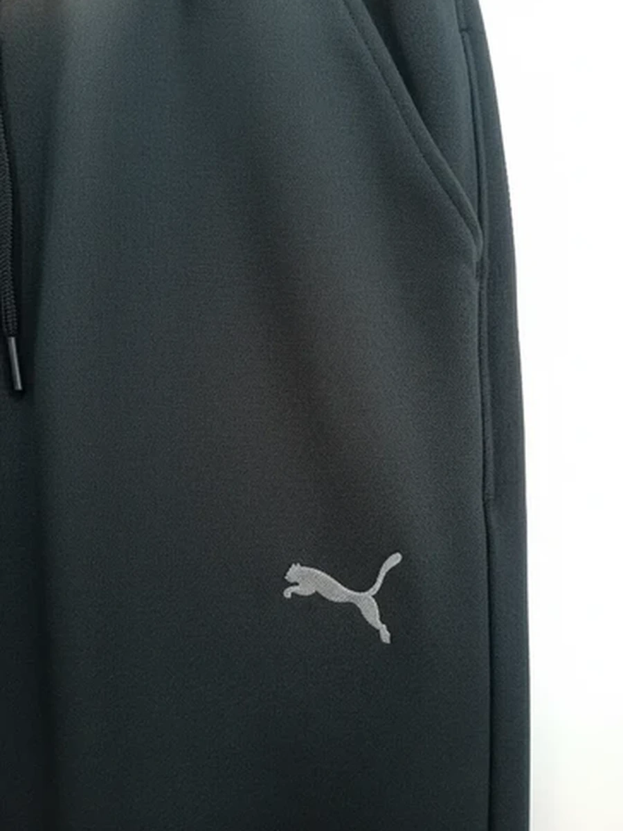 Брюки спортивные мужские Puma темно-серые джоггеры для фитнеса и отдыха