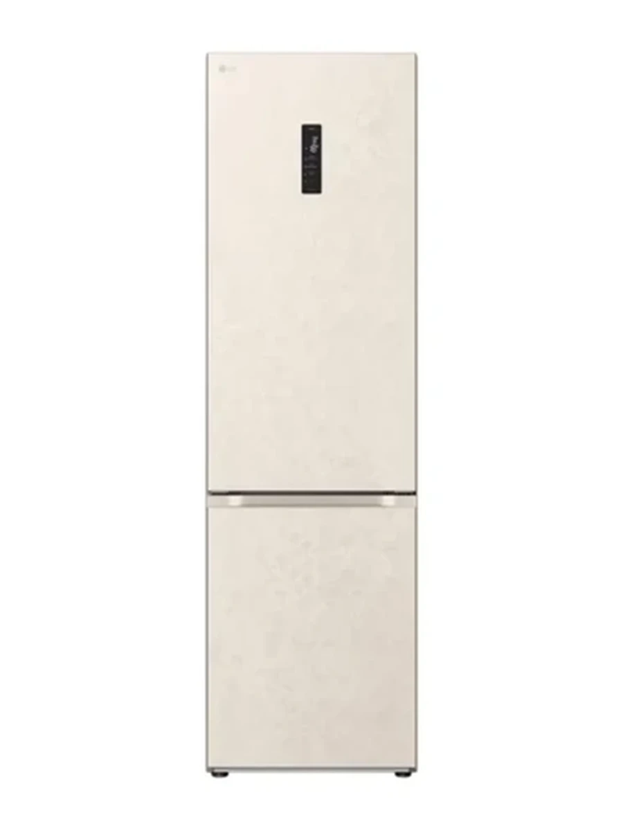 Холодильник LG GC-B509FEPW | 422л | DoorCooling+ | ThinQ | Бежевый