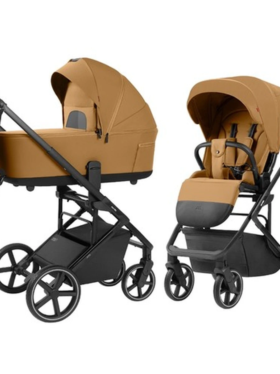 Коляска 2 в 1 Carrello Alfa Honey Beige (Коричневый)