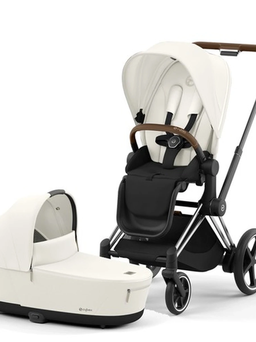 Cybex Priam IV Коляска 2 в 1 Chrome Brown / Off White