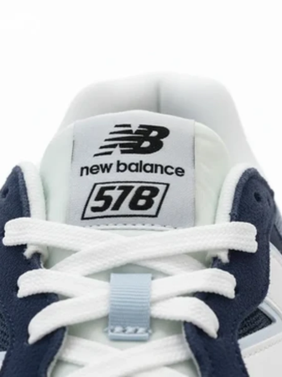 Кроссовки мужские New Balance синие замшевые для повседневной носки