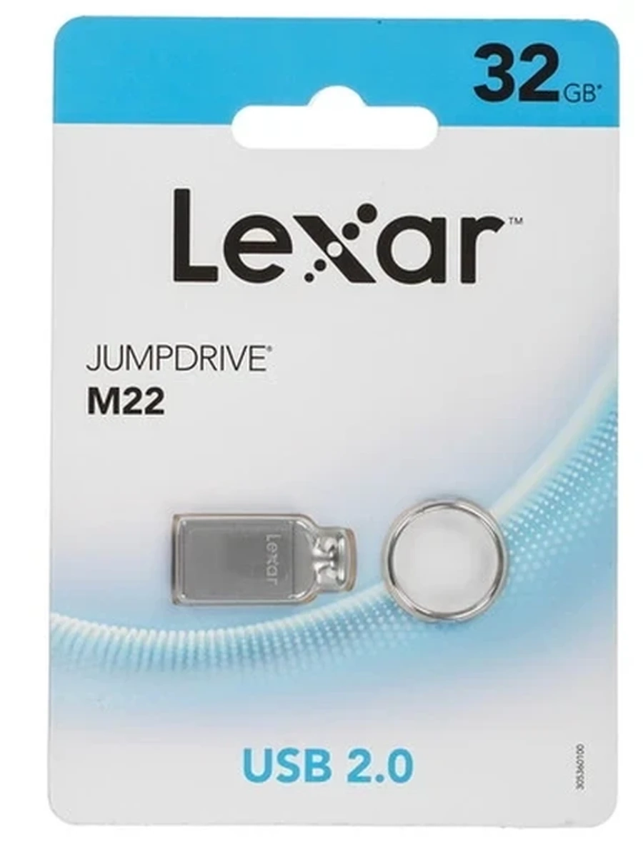Память USB Flash Lexar JumpDrive M22 32 ГБ [USB 2.0, монолит, металл]