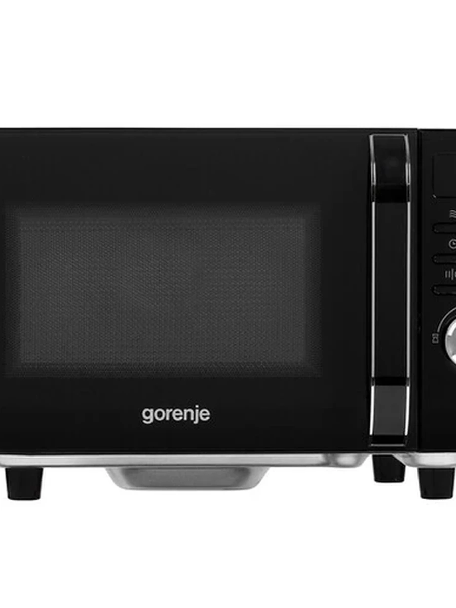 Микроволновая печь Gorenje MO20S4BC [20 л, 700 Вт, переключатели - поворотный механизм, кнопки, дисплей, черный, черный]