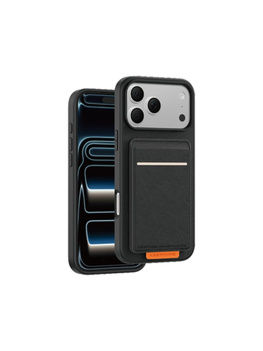 Чехлы KEEPHONE KP MC0229 SUEDEA MagSafe Iphone 17Pro Max (Black)