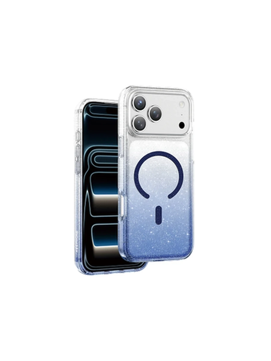 Чехлы KEEPHONE KP MC0210 LILLIAN MagSafe Iphone 17Pro (Deep Blue)