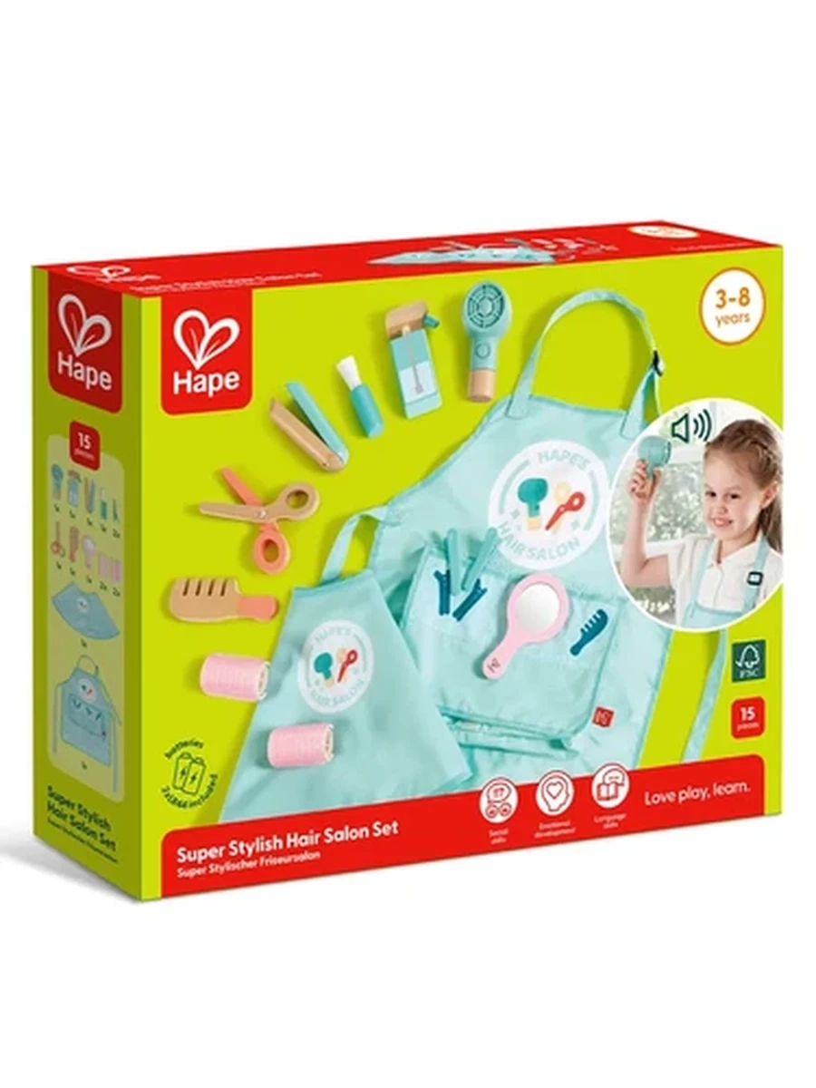 HAPE Игровой набор "Играем в профессии" Парикмахерская