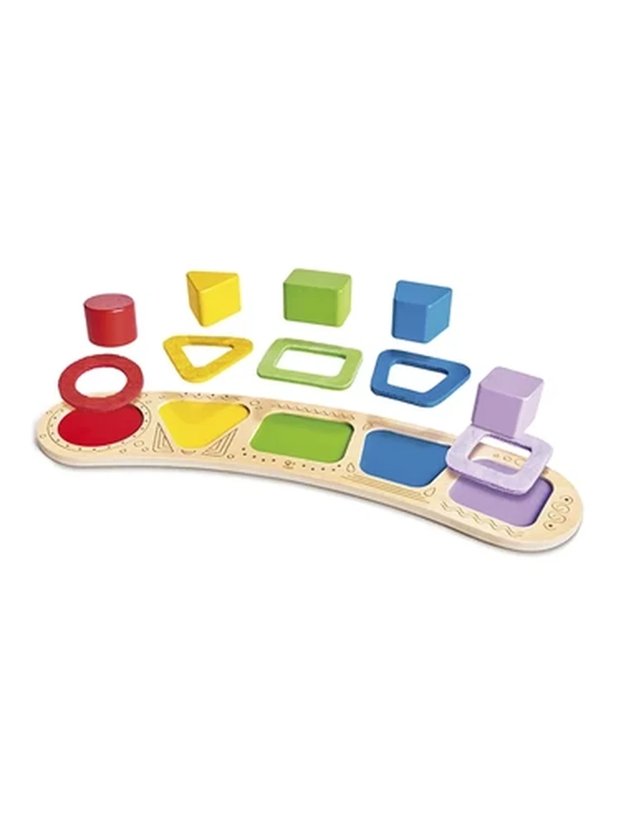 HAPE Развивающая игрушка "Цвета и формы" Сортер Монтессори