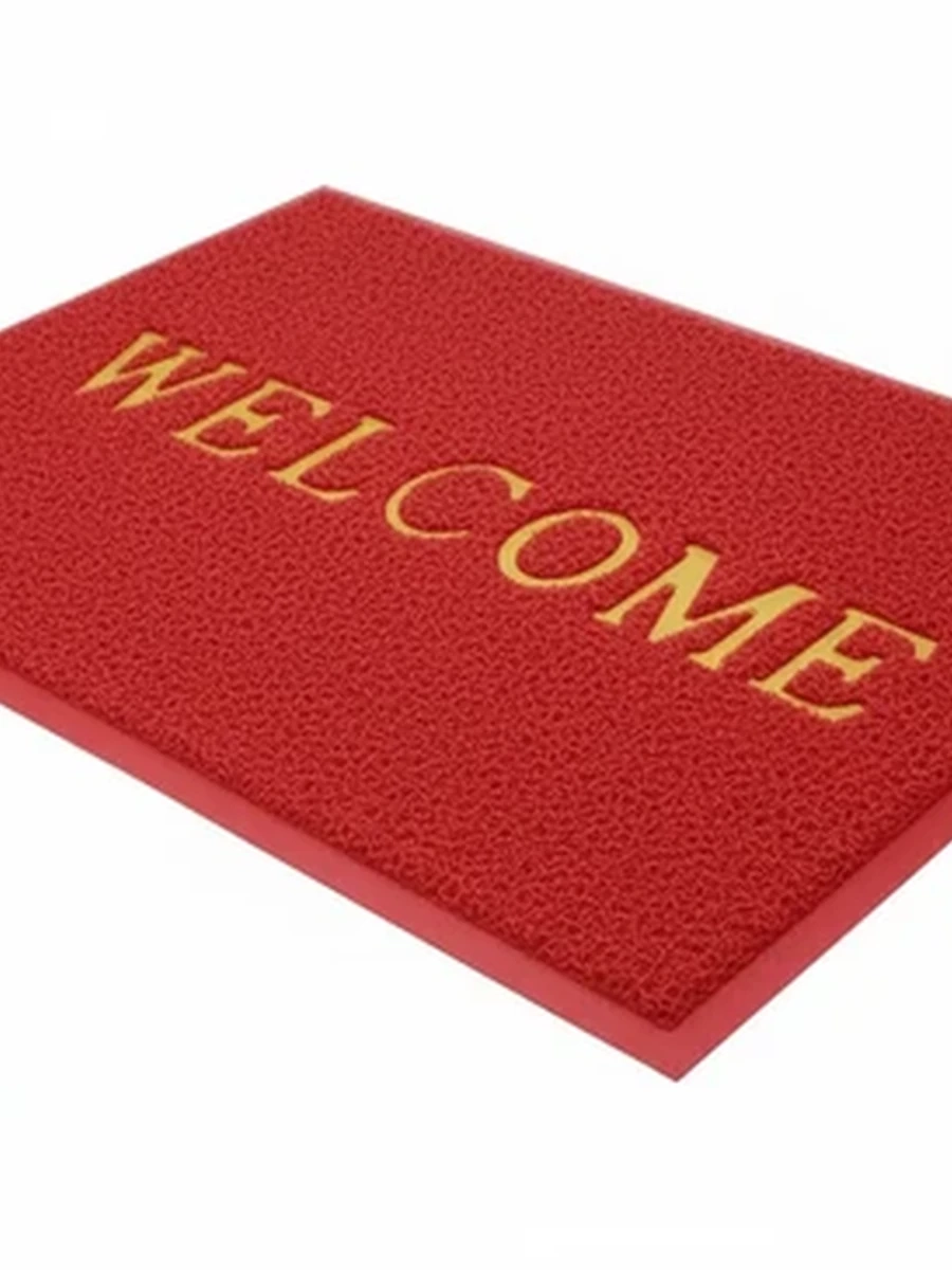 Придверный грязезащитный коврик Welcome из ПВХ для входа в дом