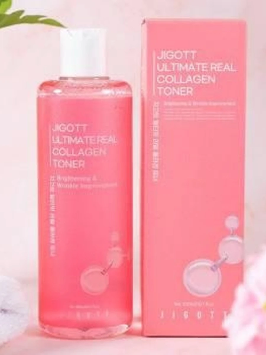 Тонер для лица Jigott Ultimate Real антивозрастной с коллагеном