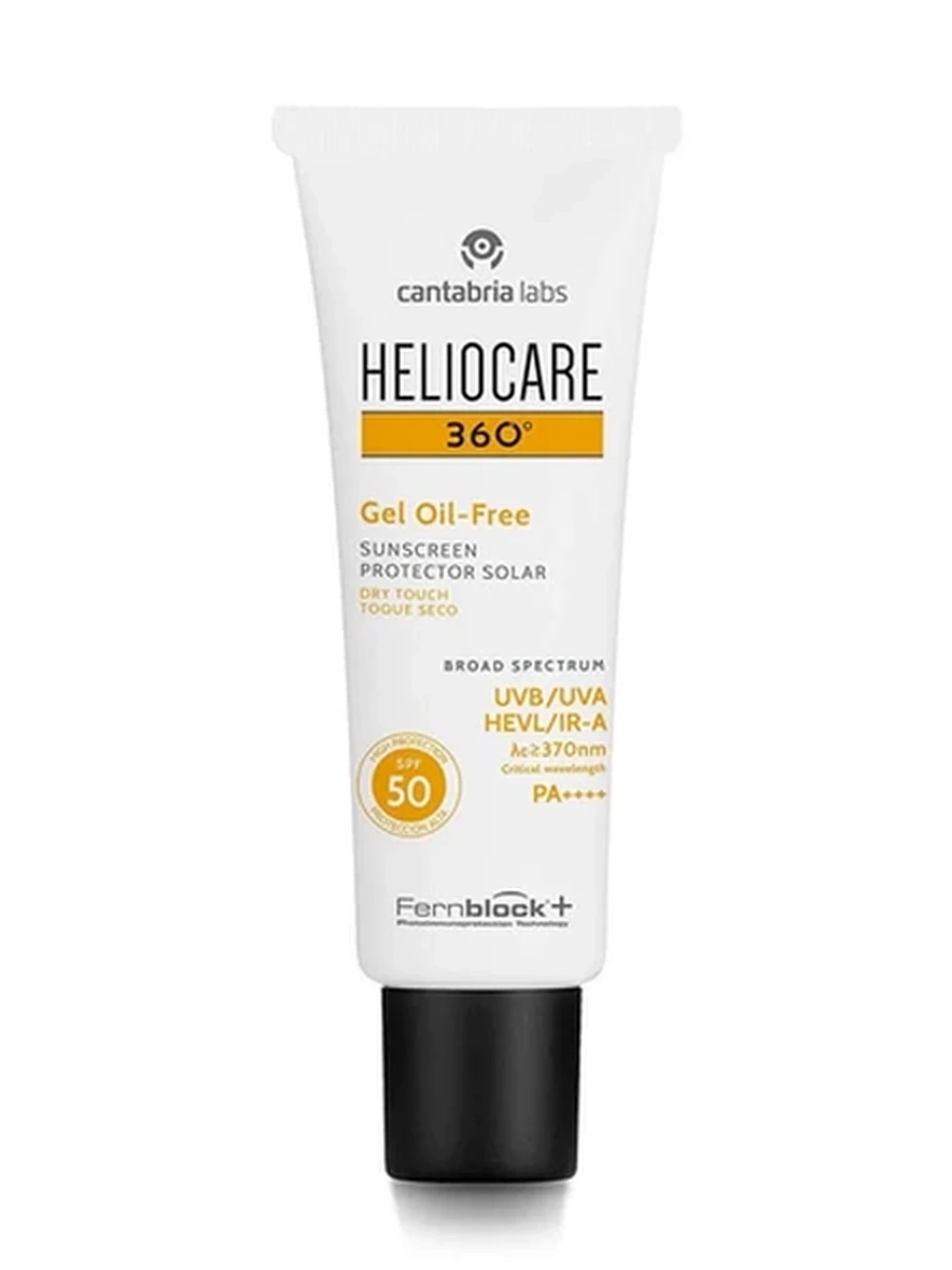 Cantabria labs Гель солнцезащитный hello360 gel oil free dry touch spf50 - 50 ml