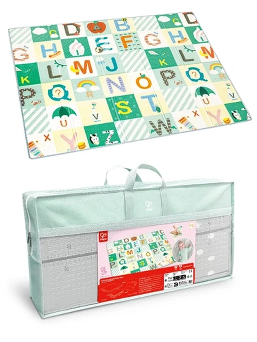 HAPE Детский развивающий игровой коврик с алфавитом, 177х146см.