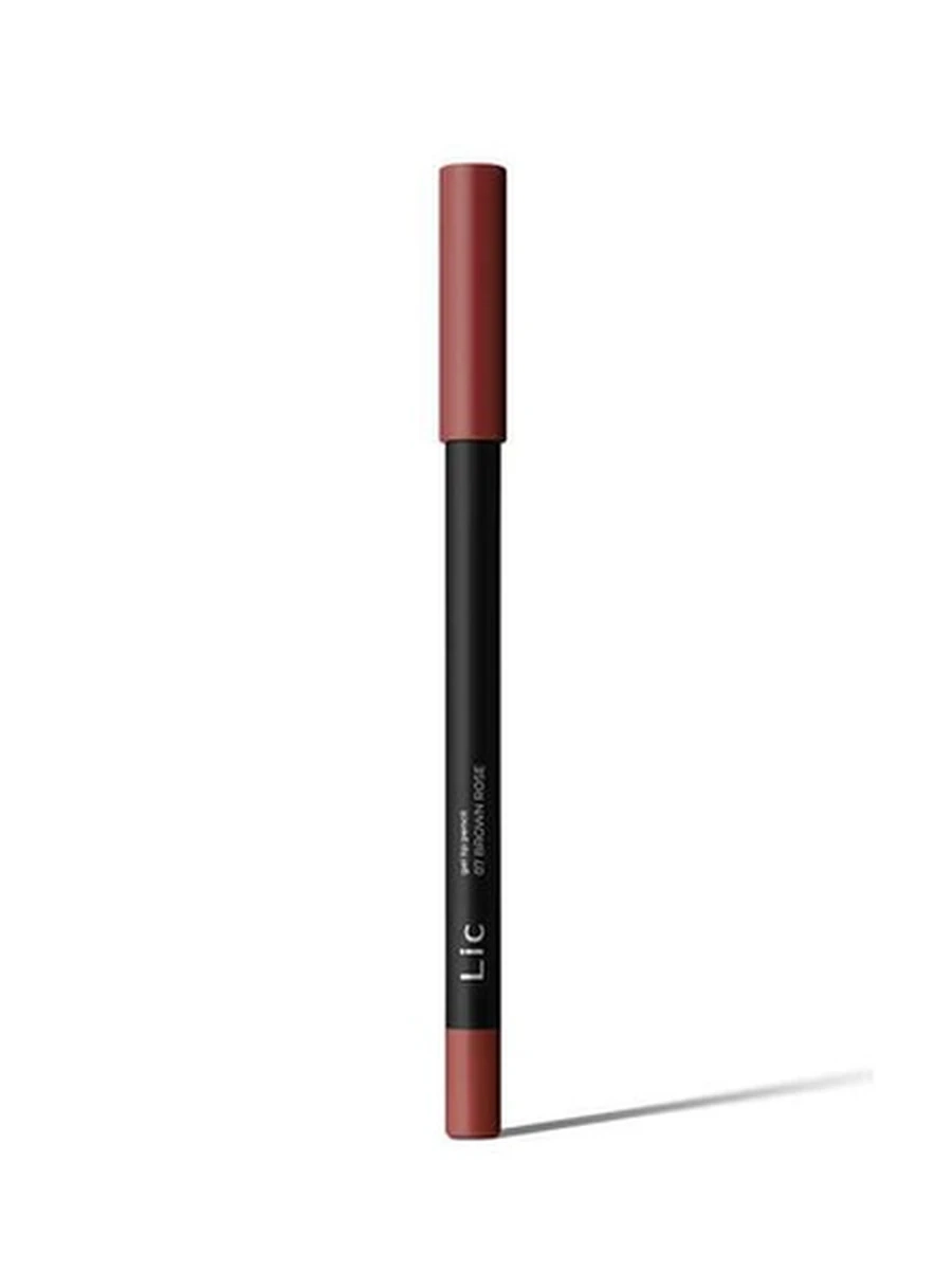 Licc Gel Lip Pencil 07 Brown Rose