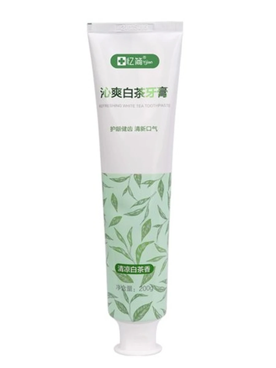 YIJIAN Refreshing White Tea Toothpaste  С белым чаем и алоэ вера