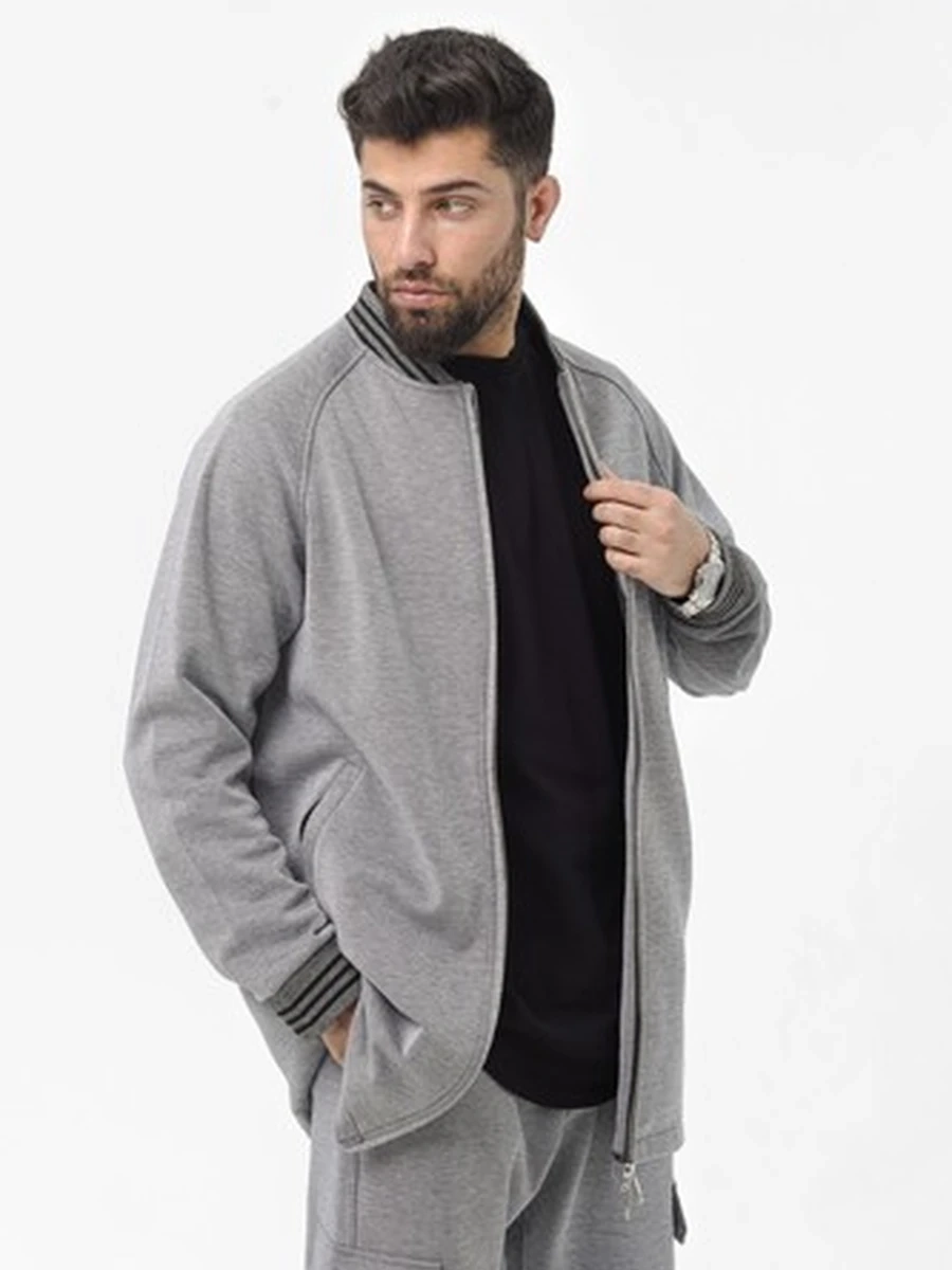 6630 Верх Костюм серый (56-3XL)