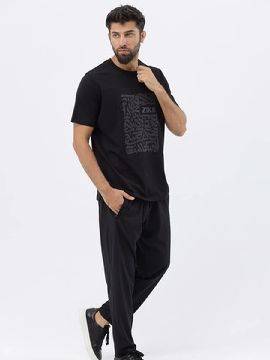 6776 Футболка ZIKR Black/Black (54-2XL)