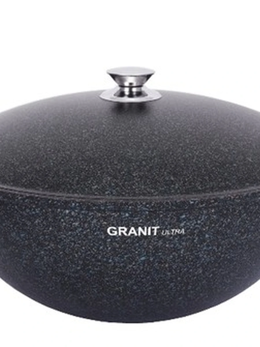 Казан Kukmara для плова 6л, АП линия «Granit Ultra» (Blue)