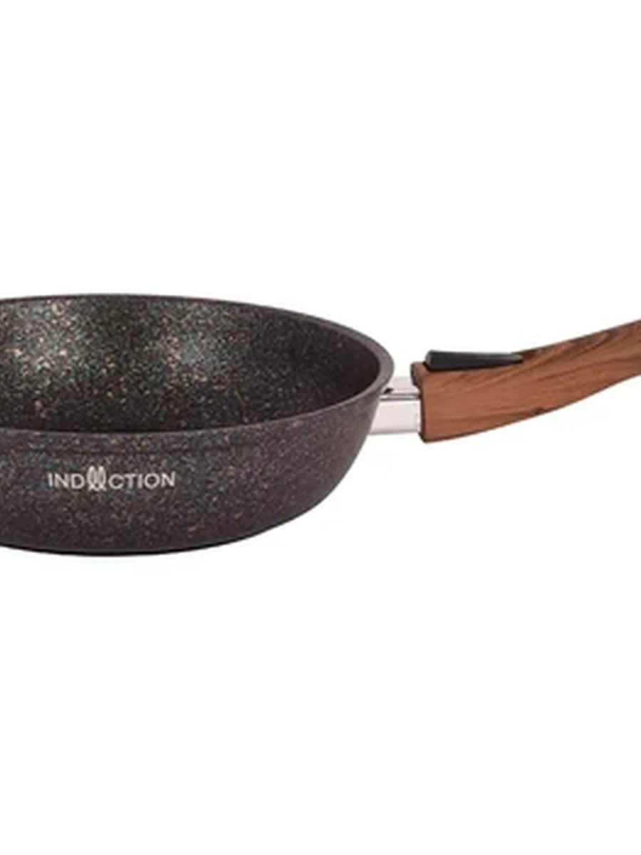 Сковорода Kukmara 24 см со съемной ручкой, АП линия Granit Ultra Induction (Blue)