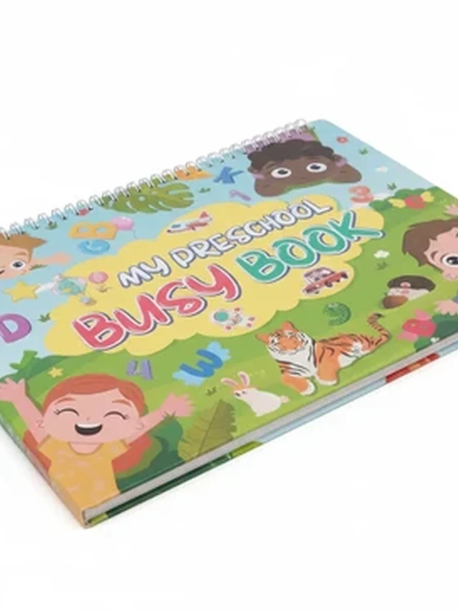 Развивающая книга для малышей My Preschool Busy Book бизибук для дошкольников