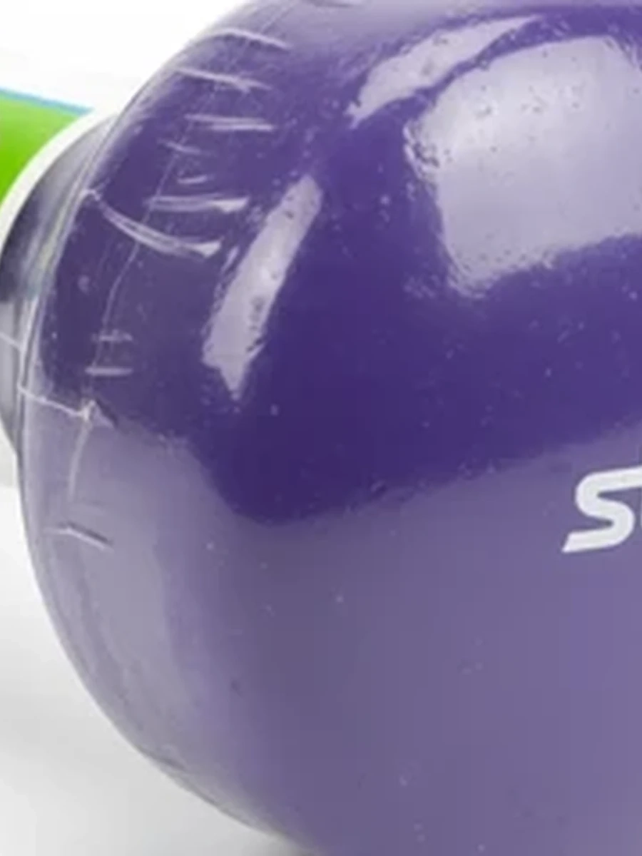 Гантель Starfit 4 кг фиолетовая для фитнеса и домашних тренировок