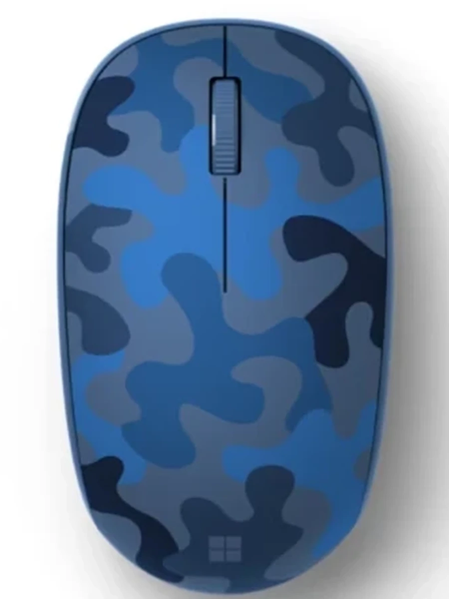 Мышь беспроводная Microsoft Camo SE синий [светодиодная, ПО, кнопки - 3]