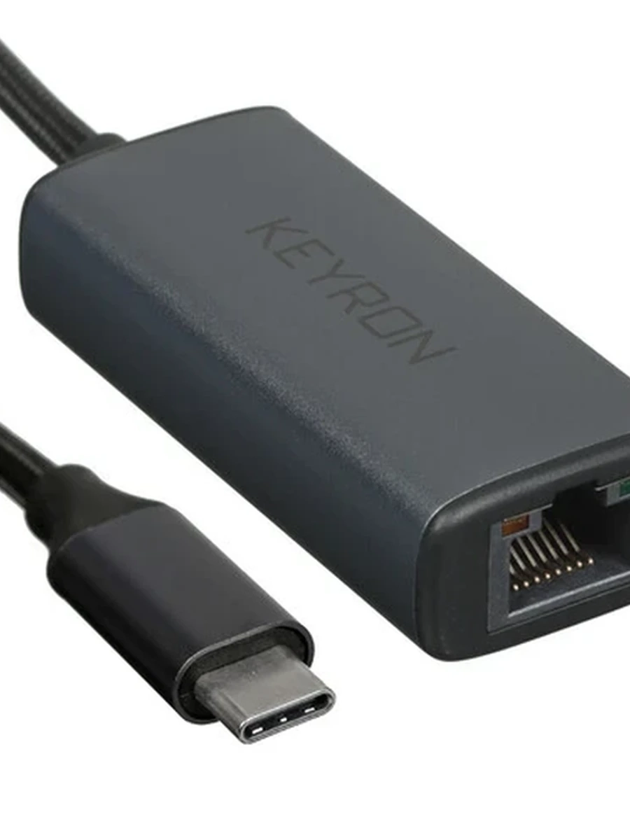 Сетевая карта KEYRON KNA-25С [2,5 Gbps, USB Type-C 3.0, Серый]
