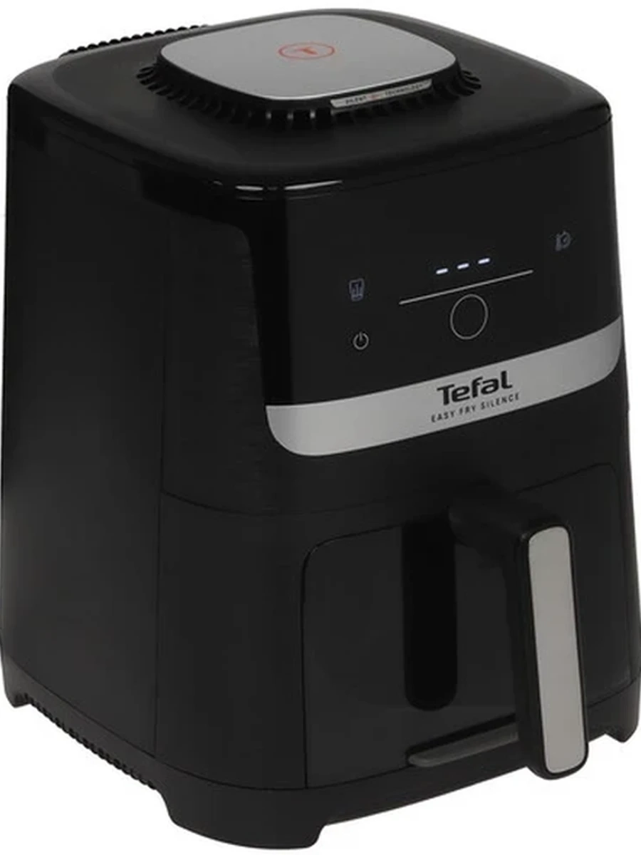 Аэрогриль Tefal EY5568E0 [1670 Вт, 5 л, упр. - сенсор, программ - 10, таймер на - 60 мин, черный, серебристый]