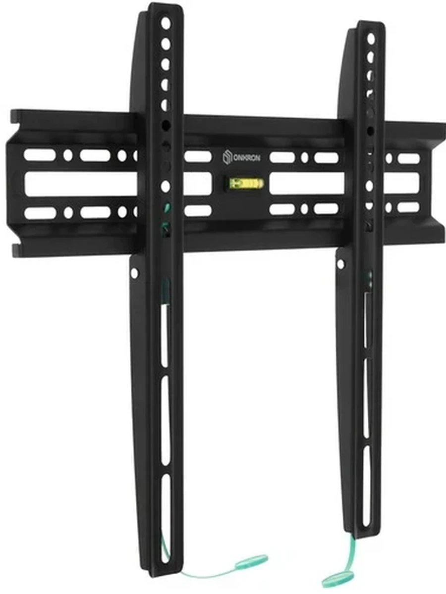 Кронштейн для ТВ ONKRON FM2 [400x400; Фикс.; Наклон 0°/0°; Поворот 0°; Раст. от стены 30 мм; До 50 кг; 32"-65"; Черный]