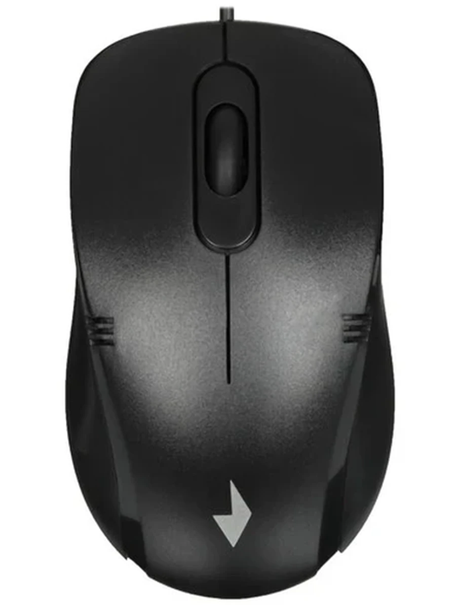 Мышь проводная Gembird MOP-100 Black черный [1000 dpi, кнопки - 3]