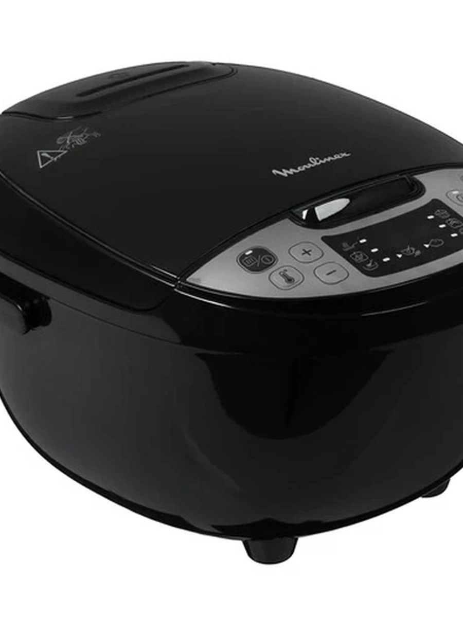 Мультиварка MOULINEX SIMPLY COOK MK611832 [4 л, 750 Вт, управление - кнопки, программ - 10, отложенный старт, черный, серый]