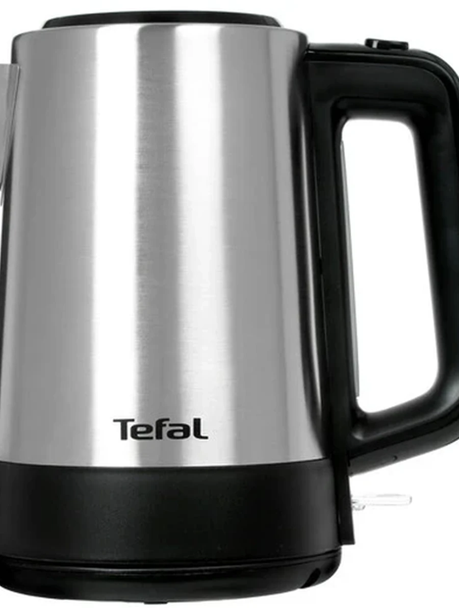Электрочайник Tefal BI520D10 [пластик, нержавеющая сталь, 1.7 л, 2200 Вт, фильтр, скрытый нагревательный элемент, серебристый, черный]