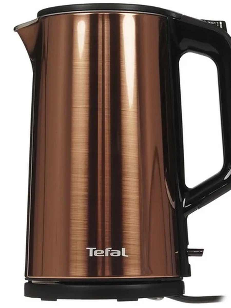 Электрочайник Tefal Bouilloire KI583C10 [металл\пластик, 1.5 л, 2000 Вт, фильтр, скрытый нагревательный элемент, бронзовый, черный]