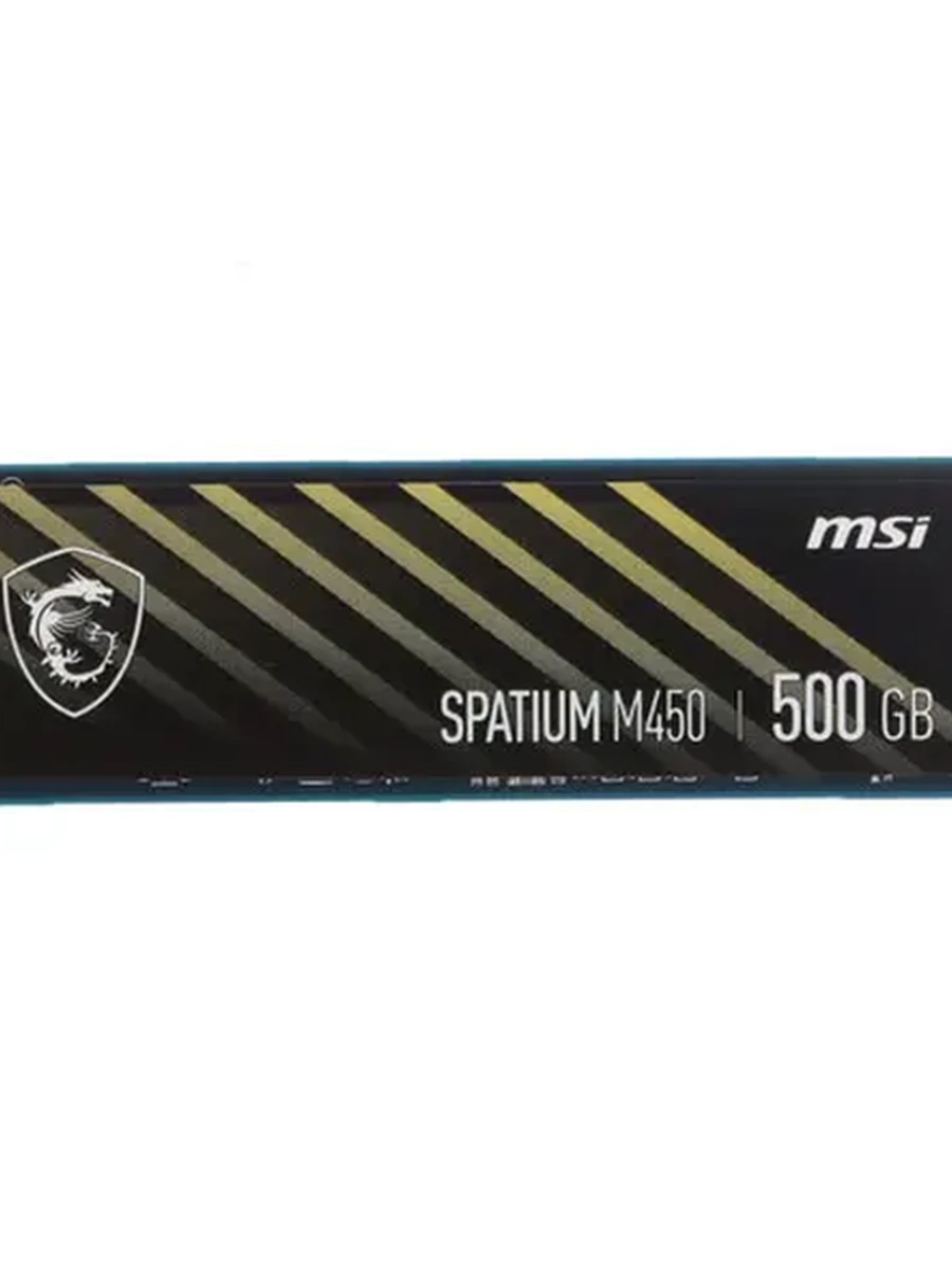 Твердотельный накопитель SSD M.2 2280 500Gb MSI SPATIUM M450 V1 [S78-440K380-P83] TLC 3D NAND (R3000/W2000MB/s)