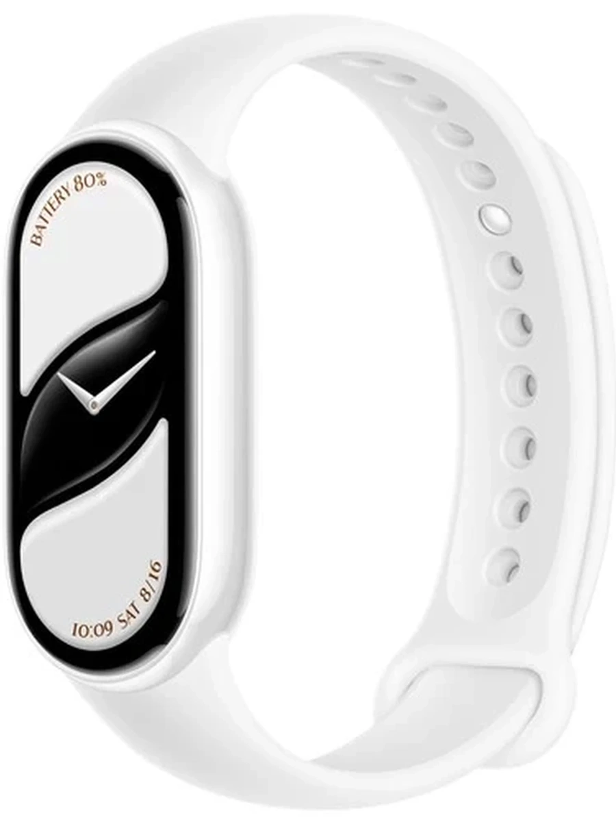 Фитнес-браслет Xiaomi Smart Band 10 Ceramic White [1.72"/212 x 520/5ATM/ремешок - белый/корпус - белый]