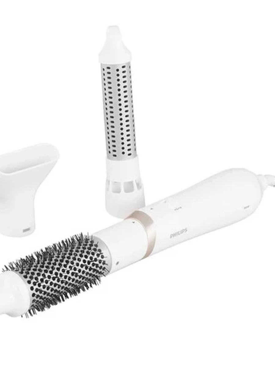 Фен-щетка Philips BHA303/00 белый [800 Вт, насадок-3 шт]