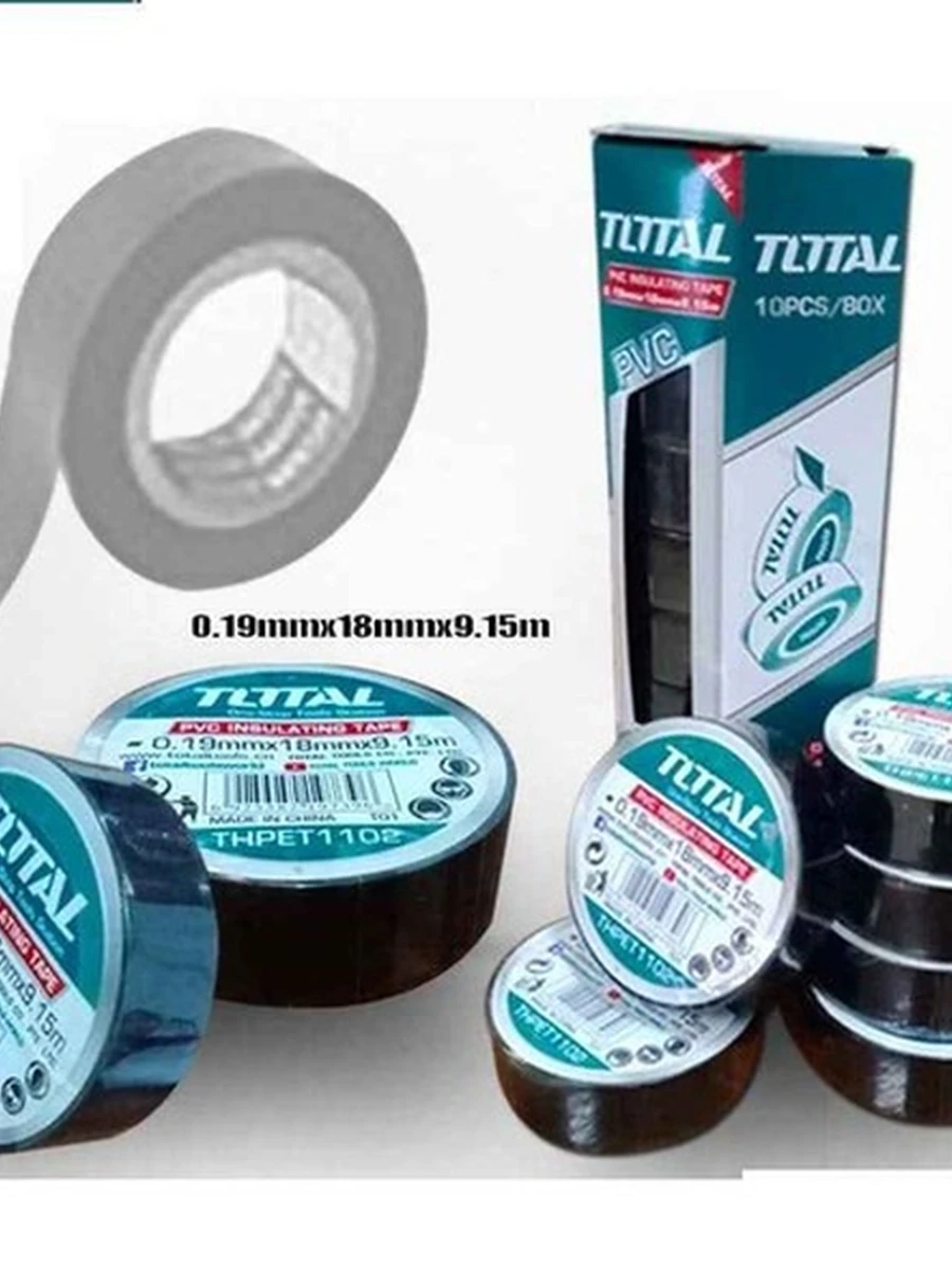 ИЗОЛЕНТА TOTAL ПВХ 18ММХ9,15М THPET1103