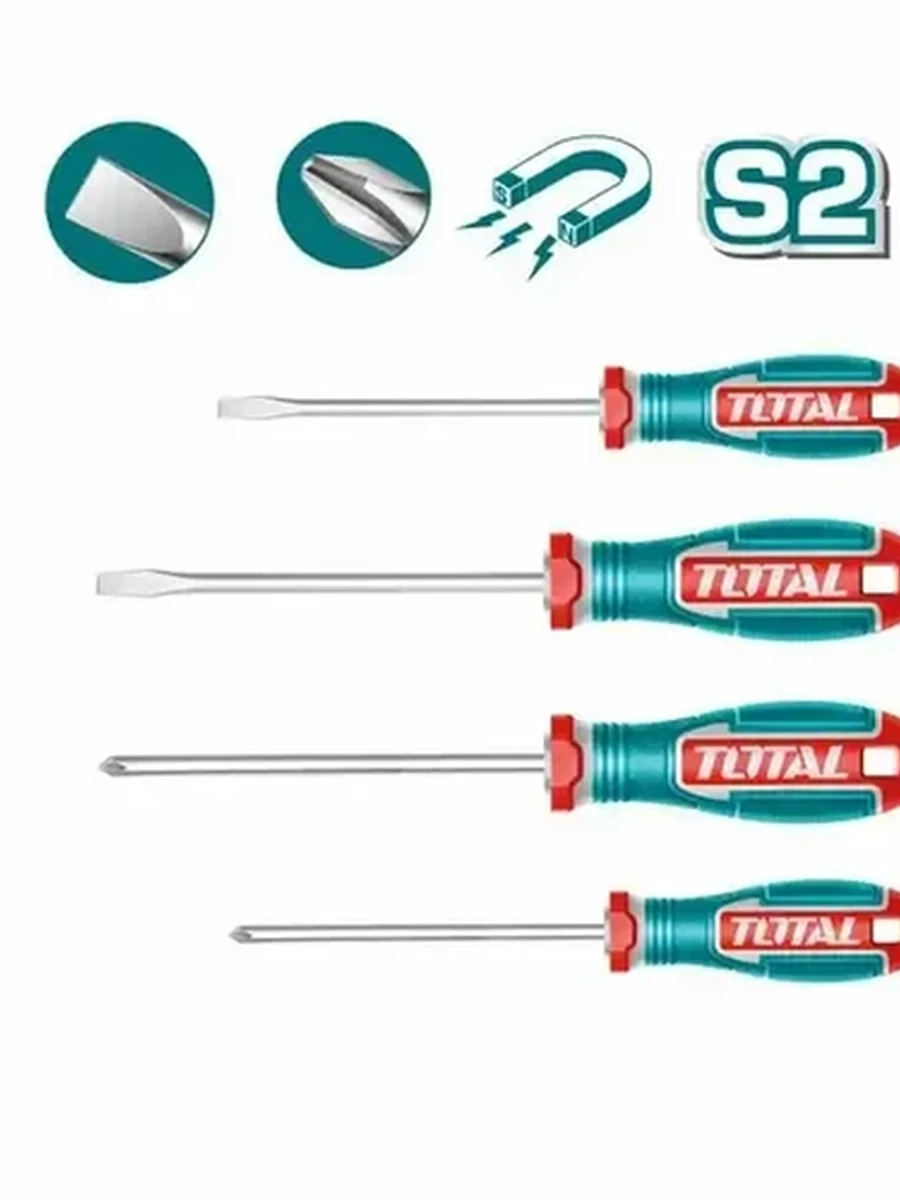 НАБОР ОТВЕРТОК TOTAL INSULATED 9ШТ THTIS596