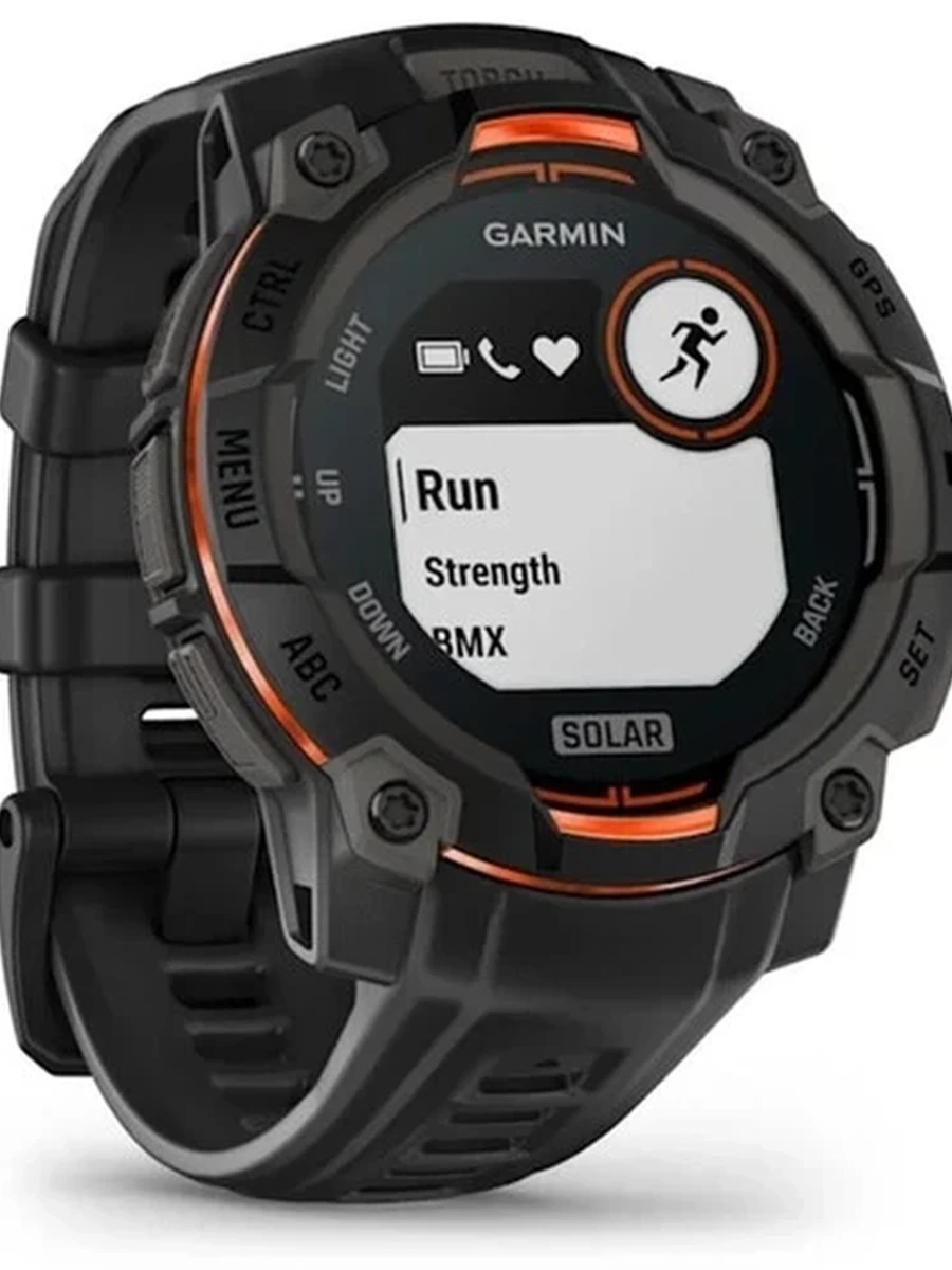 Смарт часы Garmin Instinct 3 Solar 45mm Black