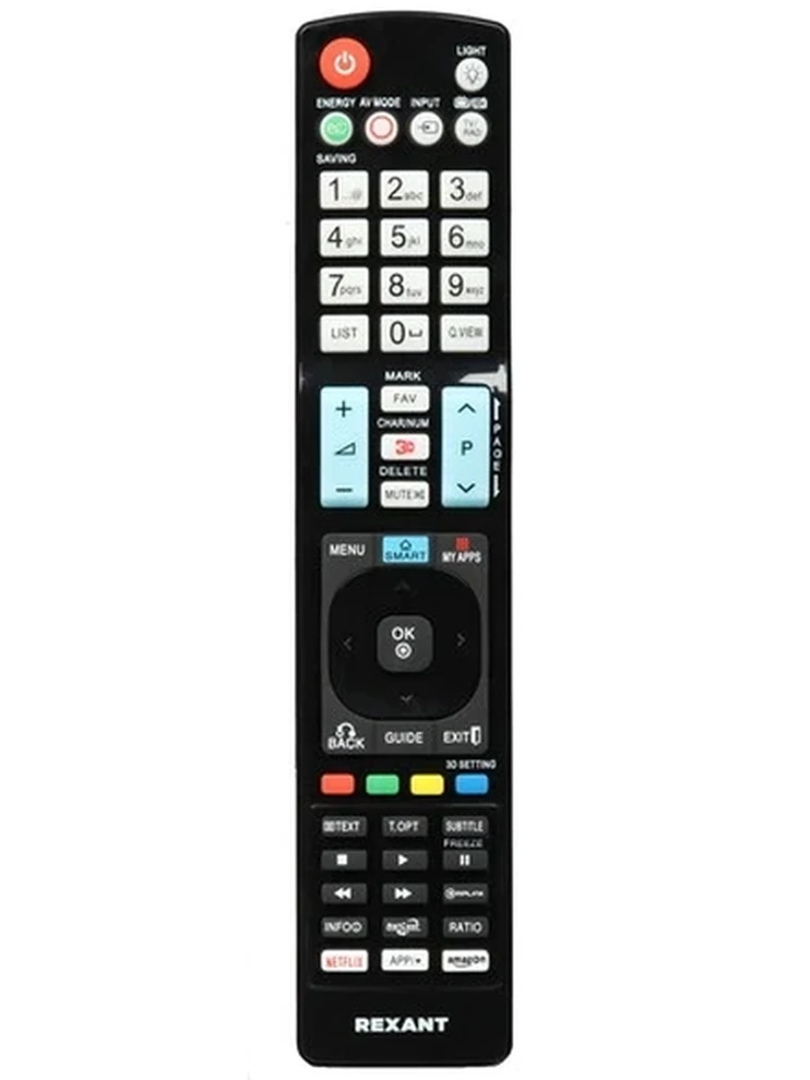Пульт ДУ REXANT универсальный для телевизоров бренда LG с функцией Smart TV (ST-03)