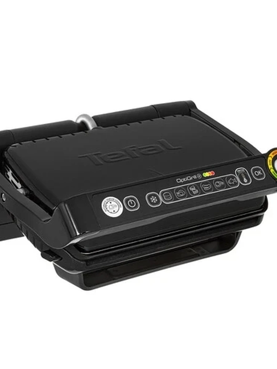 Гриль Tefal GC712834 [2000 Вт, антипригарное покрытие, сменные панели, черный]