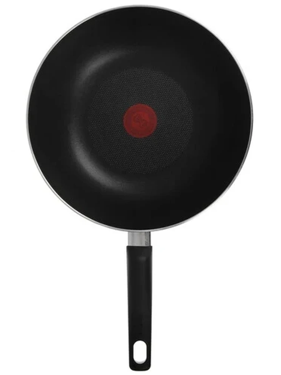 Вок-сковорода Tefal Easy Plus 4237628 [28 см, материал - алюминий, покрытие - антипригарное, коричневый]