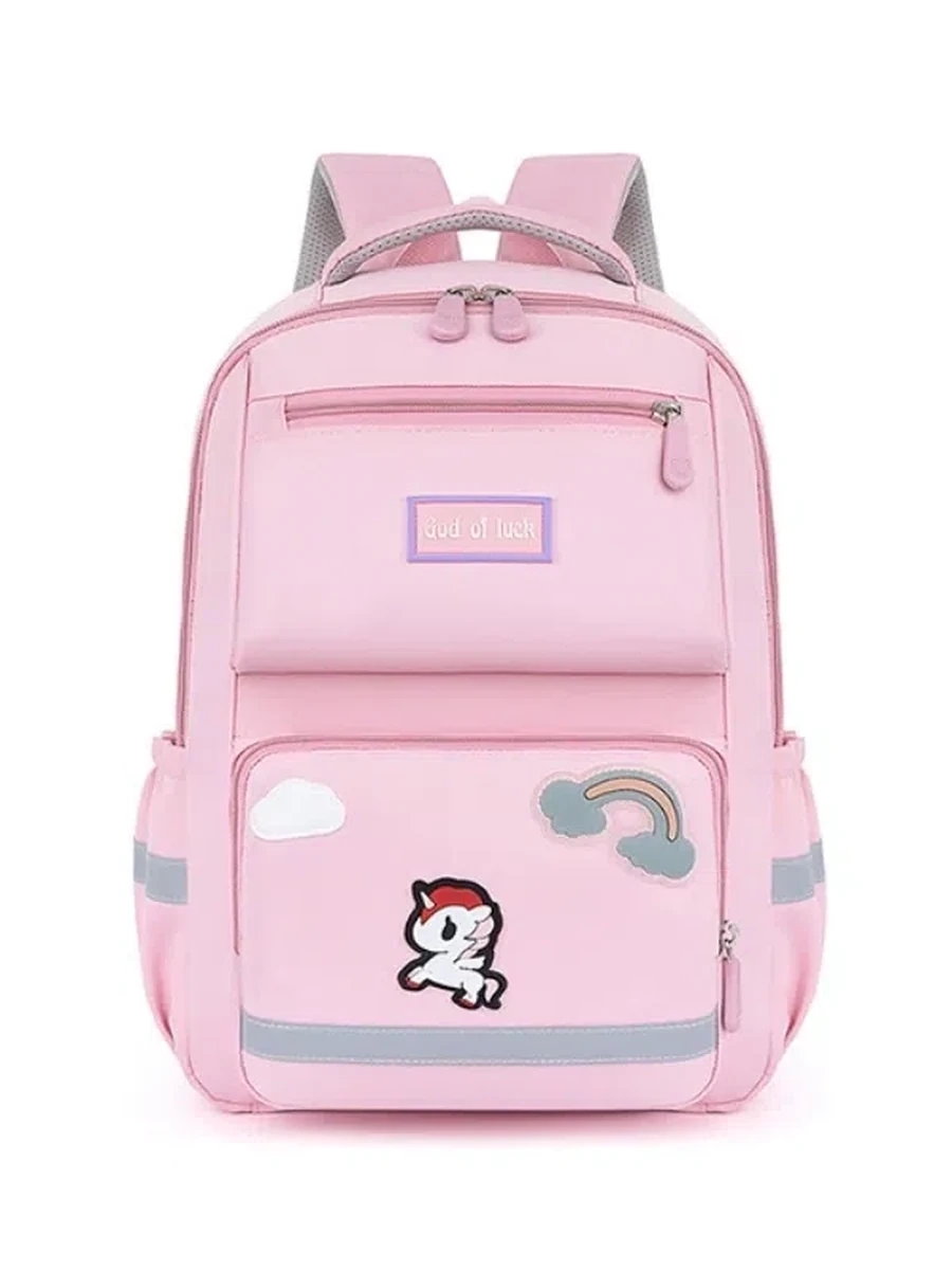 Легкие водонепроницаемые рюкзаки для девочек и мальчиков, милые радужные рюкзаки для учеников начальной школы с единорогом, Простые Модные ранцы для учеников 1-3 классов