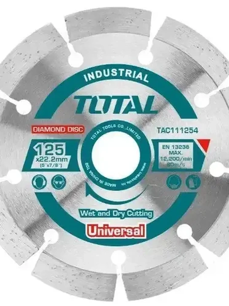 ДИСК ОТРЕЗНОЙ TOTAL DIAMOND D125 TAC111254 1ШТ
