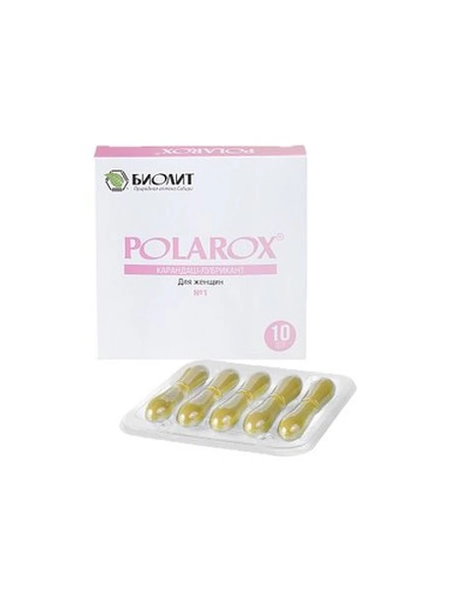 Polаrox №1 (Поларокс) карандаш-лубрикант №1 для женщин, Биолит, 10 свечей