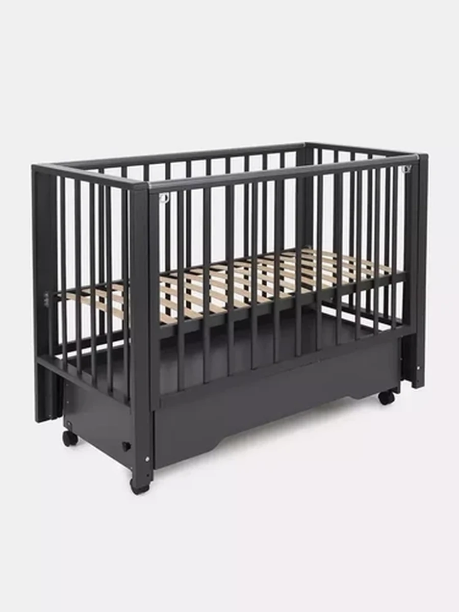 Кровать Moon Grey "BERGEN PLUS" универ маят/ящ