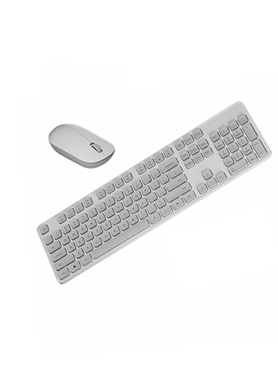 Клавиатура и мышка беспроводная Xiaomi Wireless keyboard and Mouse Set 3 WXJS03YM BHR07XICN White
