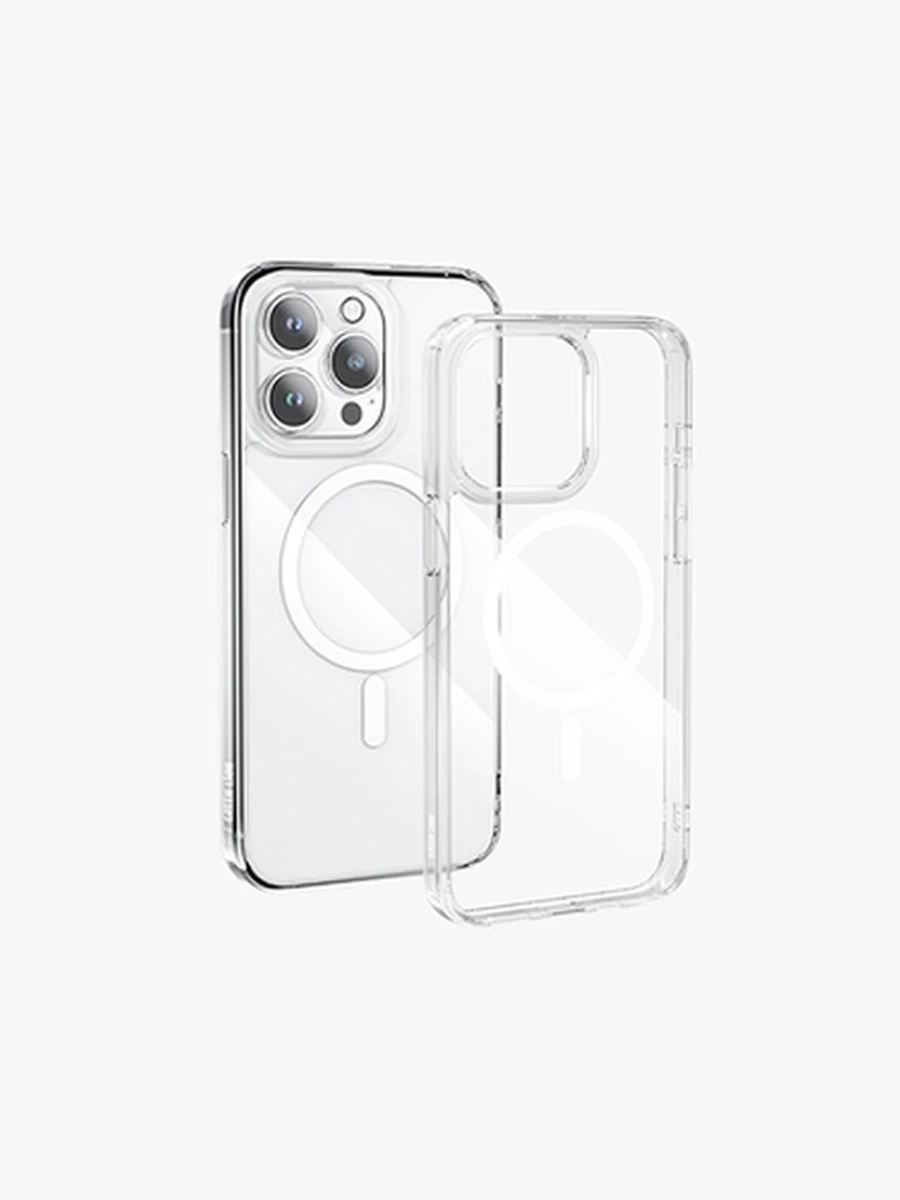 Чехлы KEEPHONE KP-MC0123 X-CRYSTAL MAGSNAP MagSafe Iphone 15Pro (CLEAR)