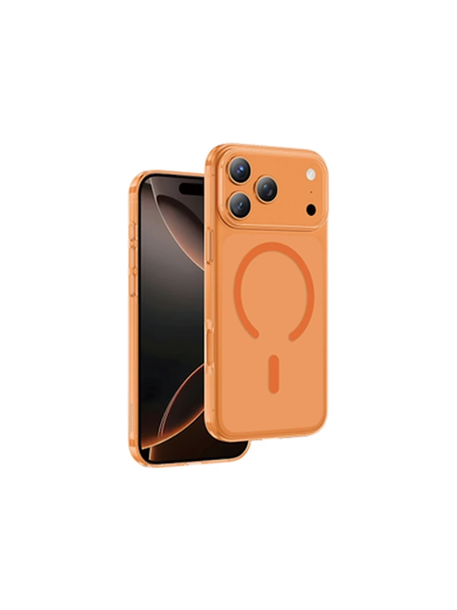 Чехлы KEEPHONE KP MC0123 X-CRYSTAL MAGSNAP MagSafe Iphone 17Pro (COSMIC ORANGE)